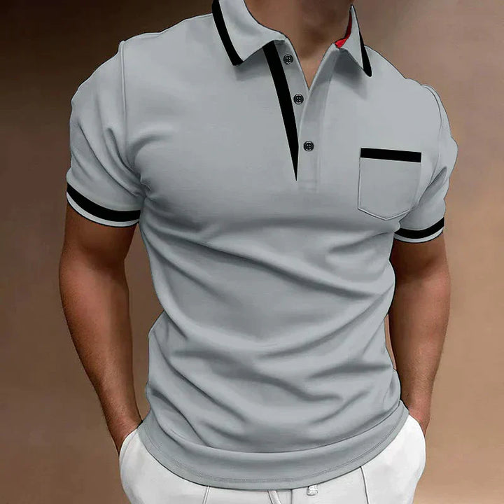 Bas | Heren Poloshirt Zomer Casual Slim-Fit Klassiek