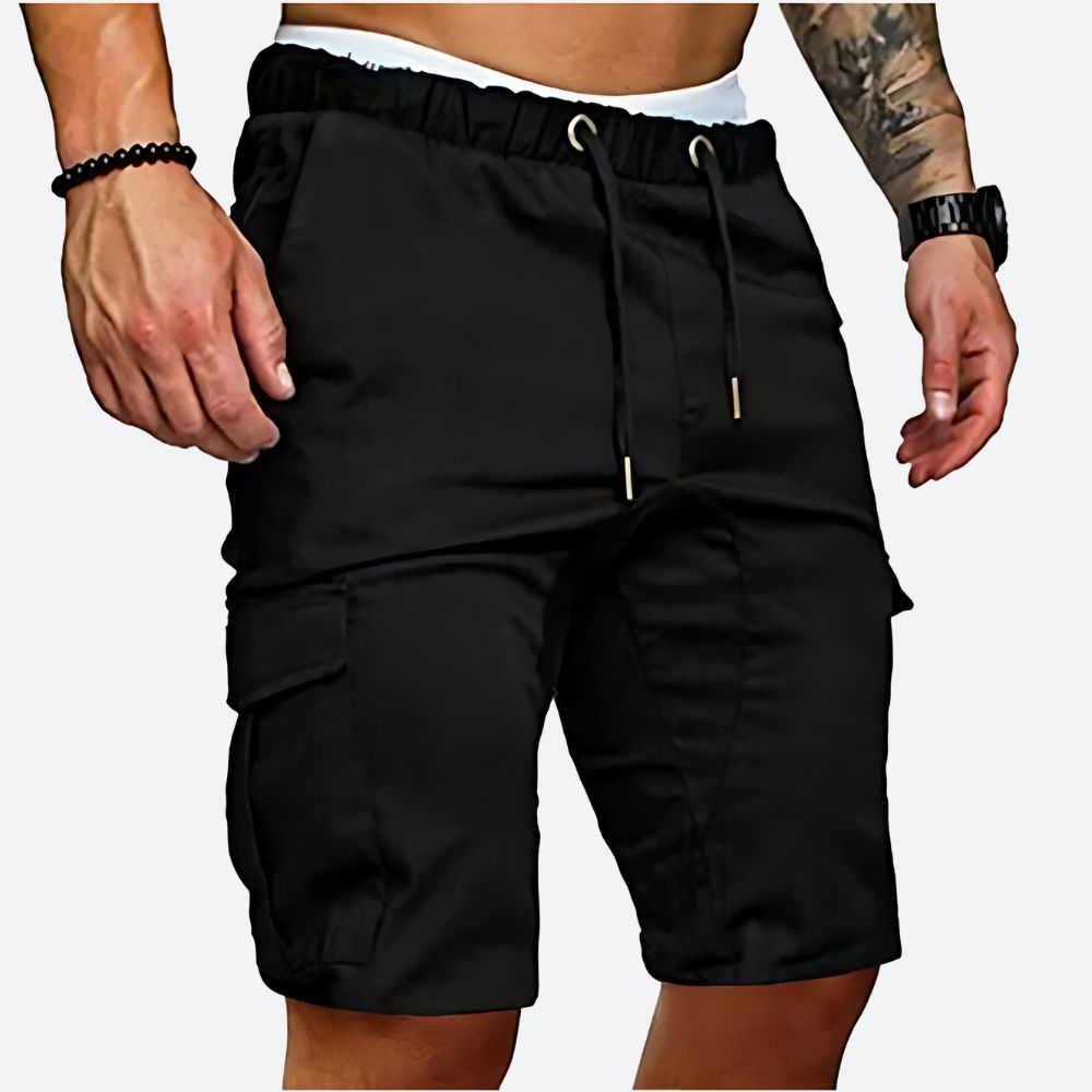 Daan | Heren Cargo Slim-Fit Knielengte Korte Broek