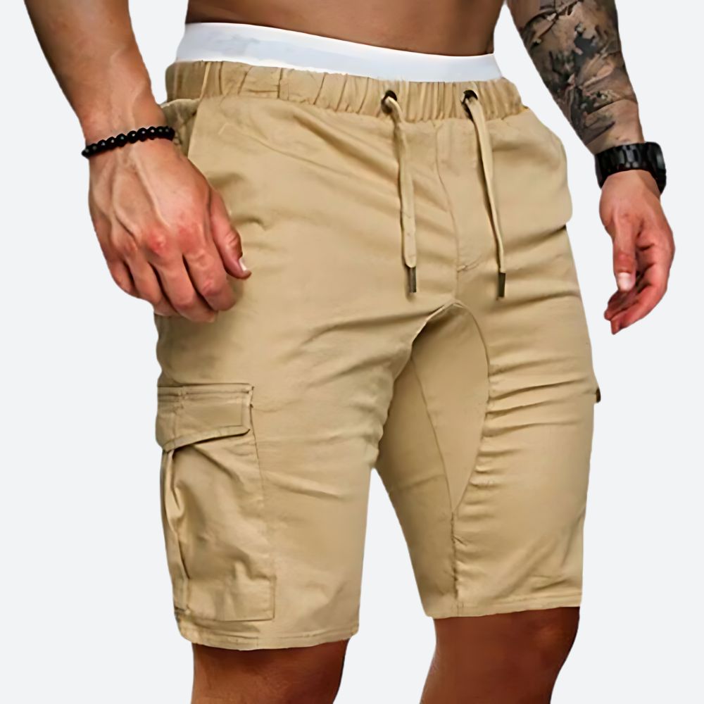 Daan | Heren Cargo Slim-Fit Knielengte Korte Broek