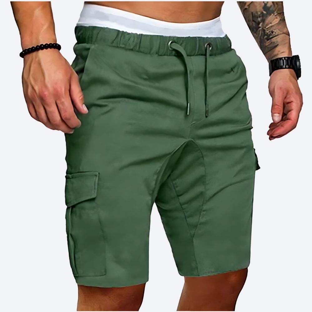 Daan | Heren Cargo Slim-Fit Knielengte Korte Broek