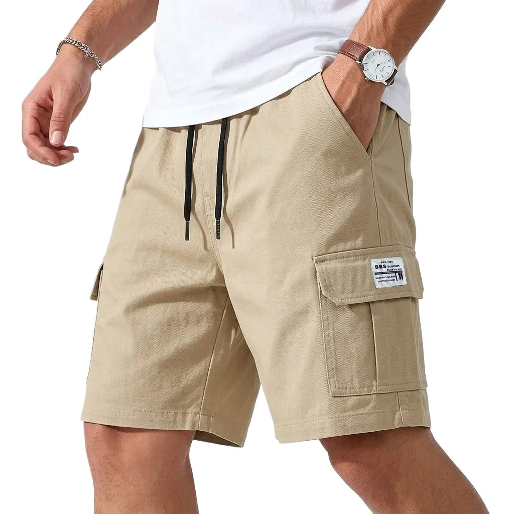 Daan | Heren Cargo Korte Broek Zomer Streetwear Elastische Taille