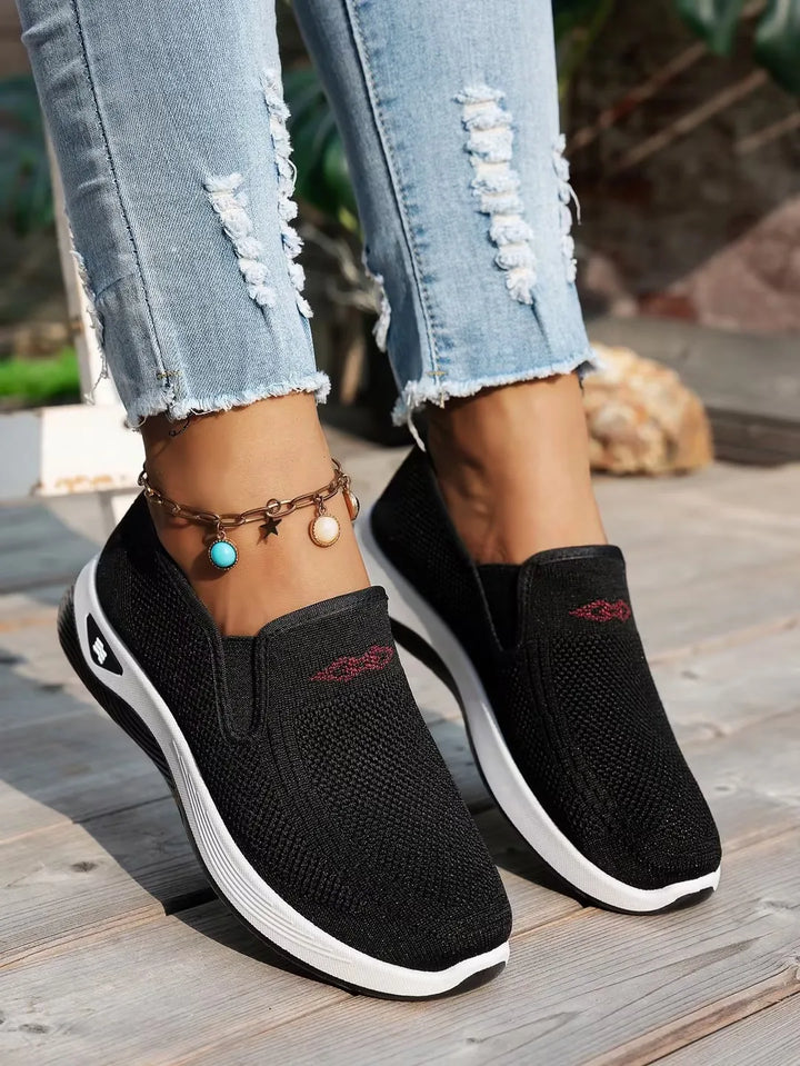Elin | Dames Elastische Instap Comfort Sneakers