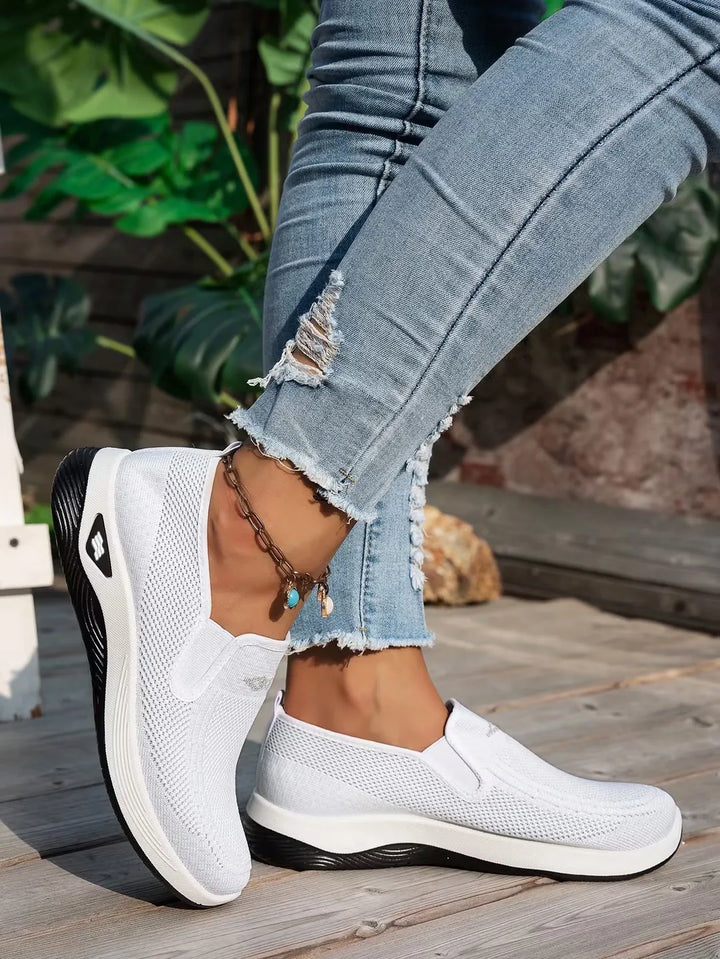 Elin | Dames Elastische Instap Comfort Sneakers