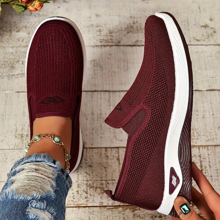 Elin | Dames Elastische Instap Comfort Sneakers