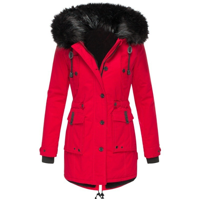 Eva | Dames Gevoerde Capuchon Lange Parka