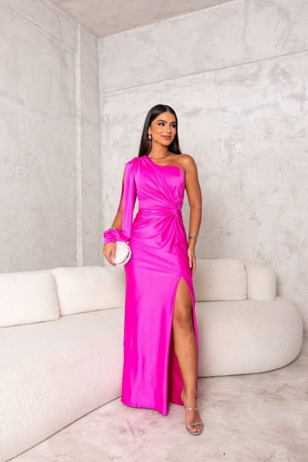 Feline | Dames Mouwloze Maxi-jurk Bruiloft Gast Avond