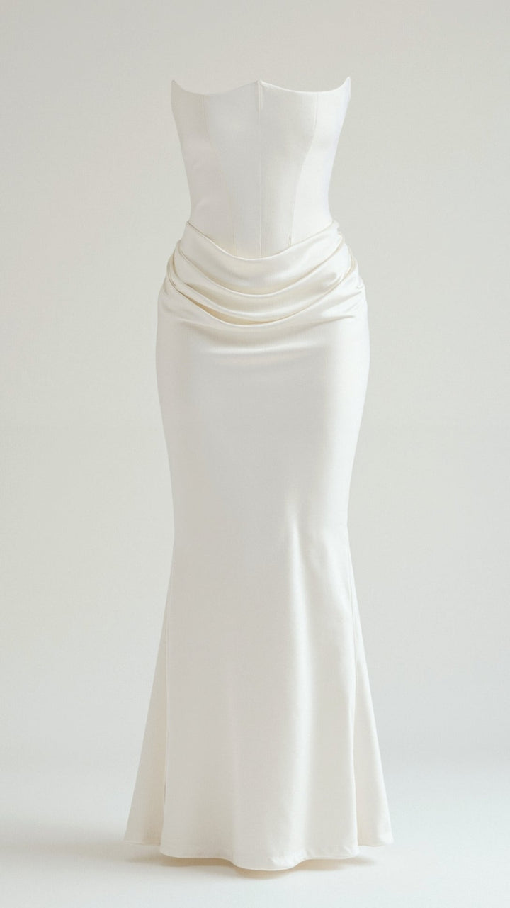 Fleur | Dames Kolom Maxi-jurk Bruiloft Gast Elegant