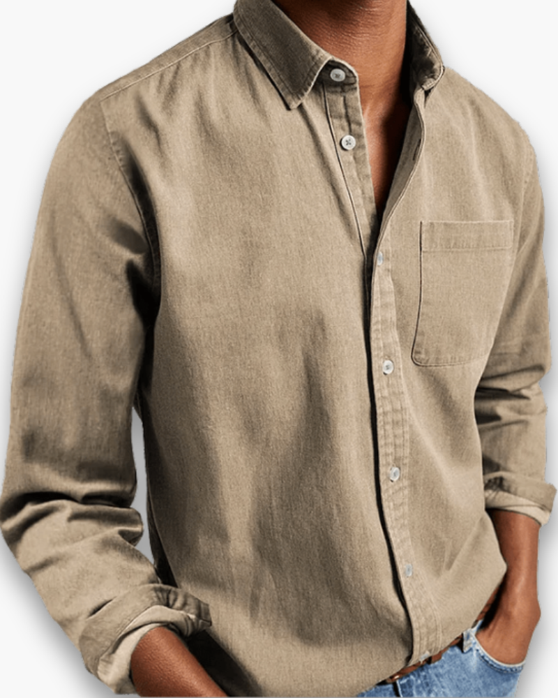 Joost | Heren Overhemd Klassiek Button-Down Lange Mouw Smart Casual
