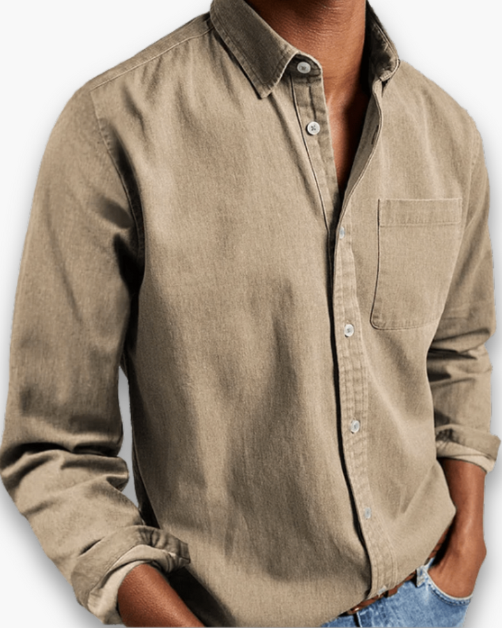 Joost | Heren Overhemd Klassiek Button-Down Lange Mouw Smart Casual