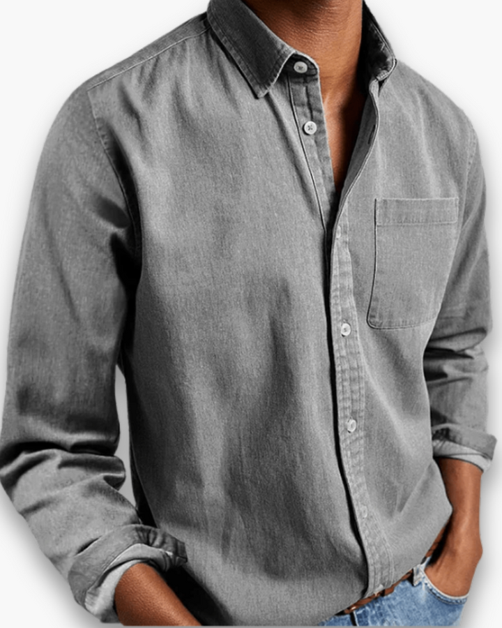 Joost | Heren Overhemd Klassiek Button-Down Lange Mouw Smart Casual