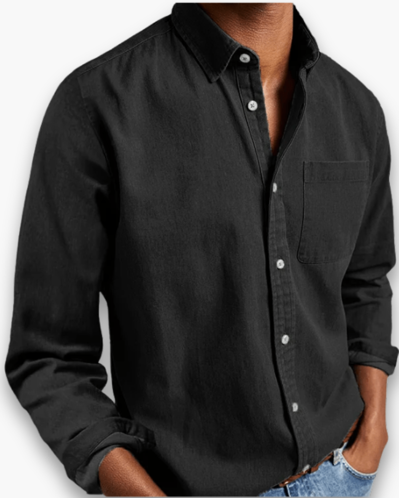 Joost | Heren Overhemd Klassiek Button-Down Lange Mouw Smart Casual