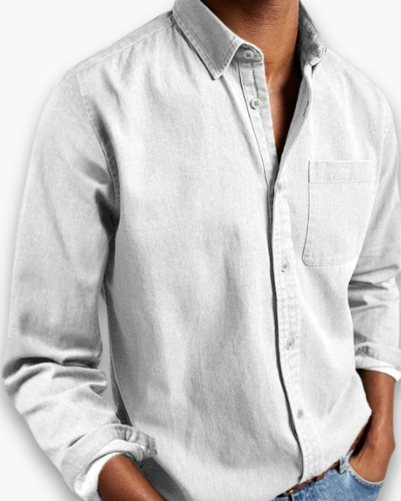 Joost | Heren Overhemd Klassiek Button-Down Lange Mouw Smart Casual