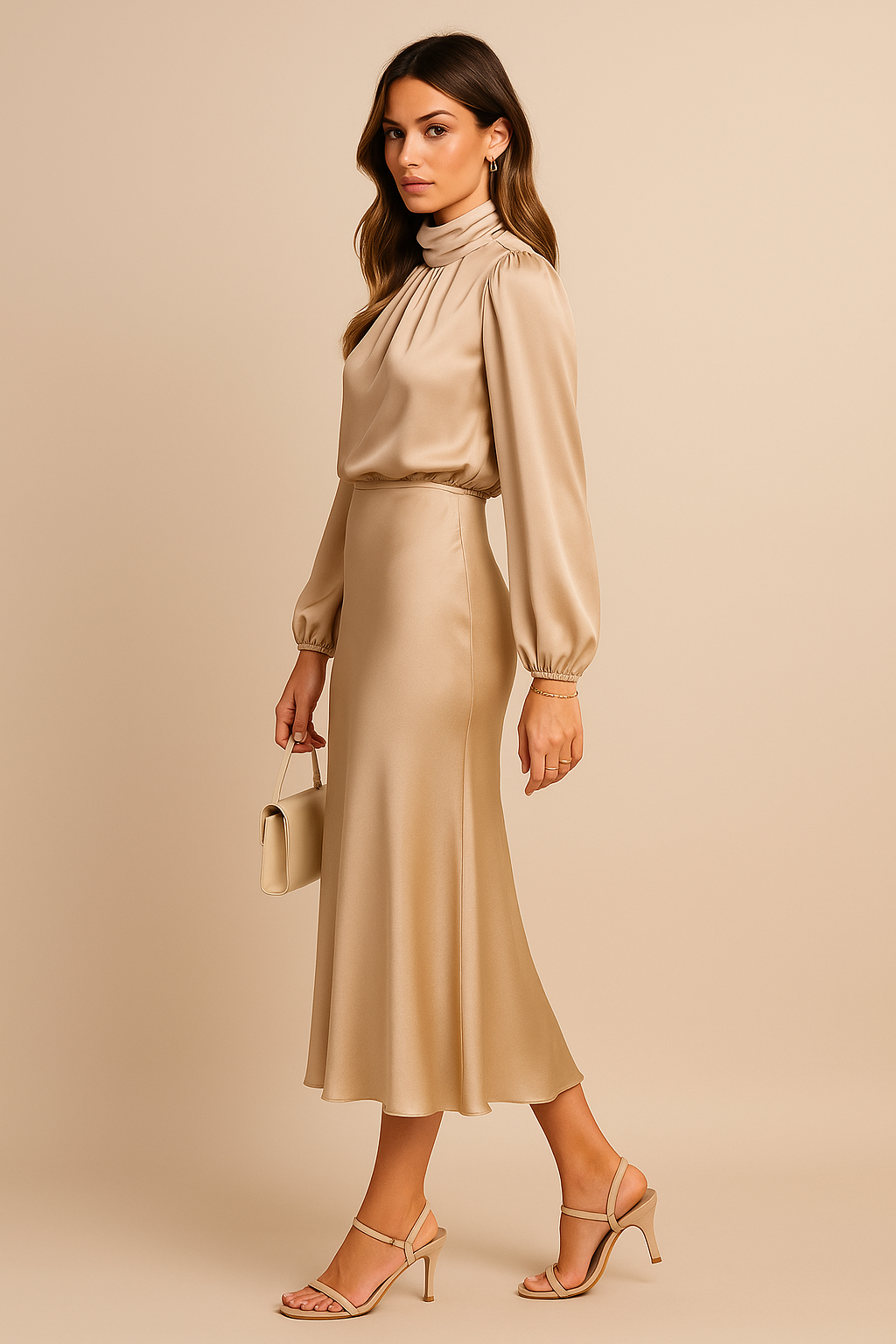 Kriz | Elegante Dames Midi Jurk
