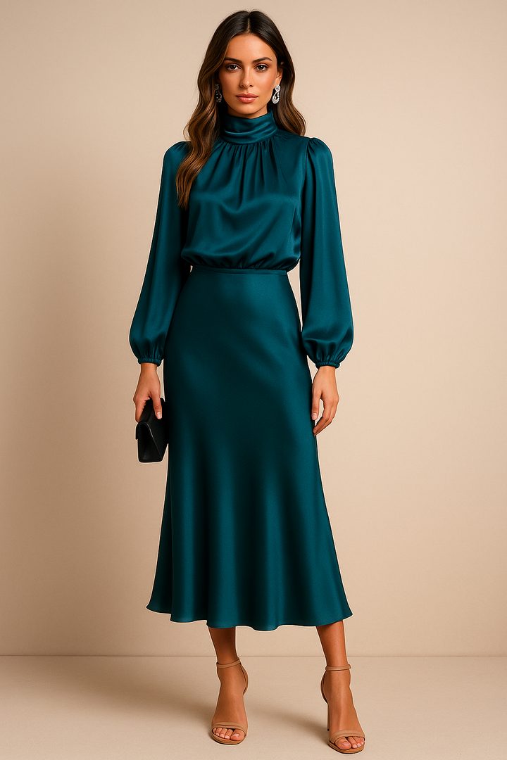 Kriz | Elegante Dames Midi Jurk