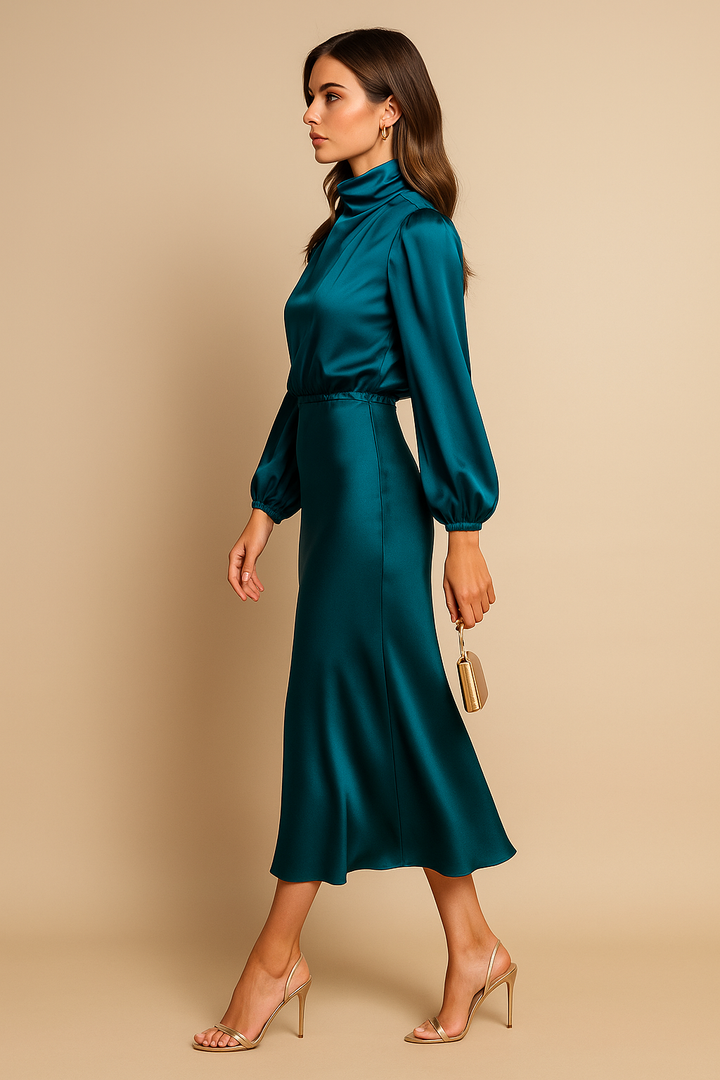 Kriz | Elegante Dames Midi Jurk