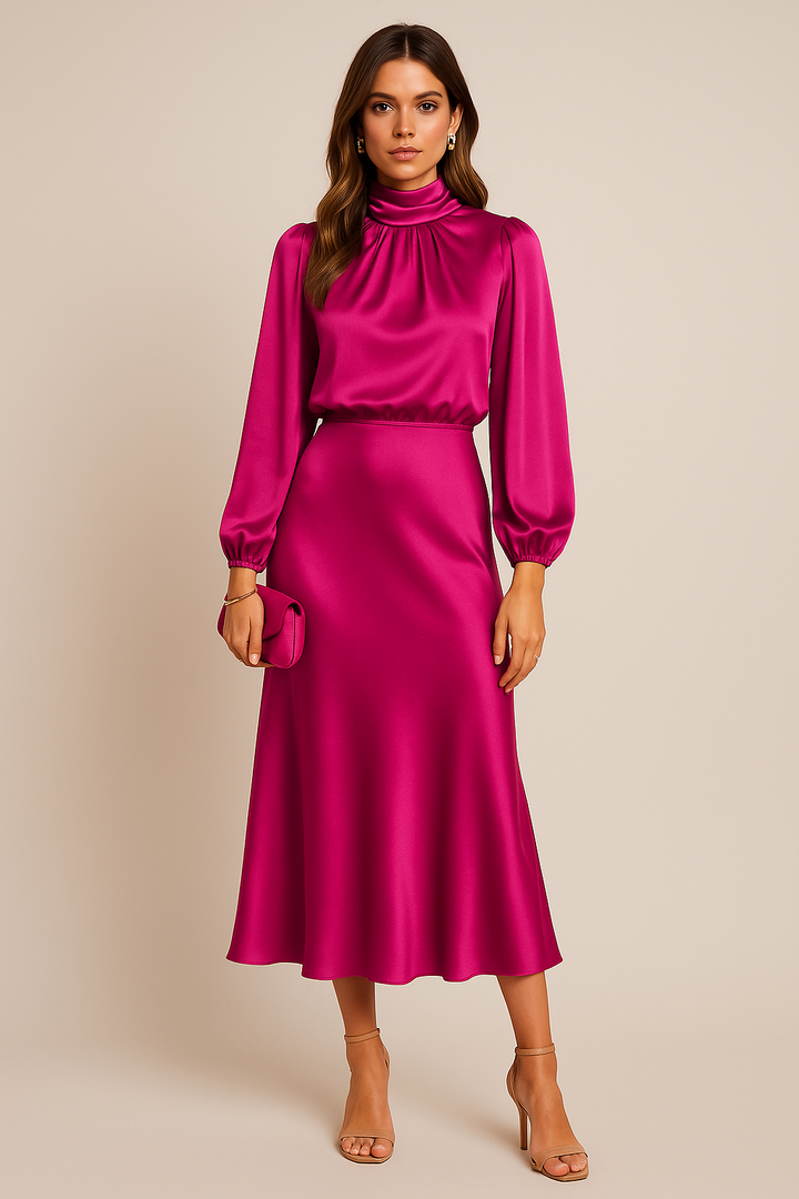 Kriz | Elegante Dames Midi Jurk