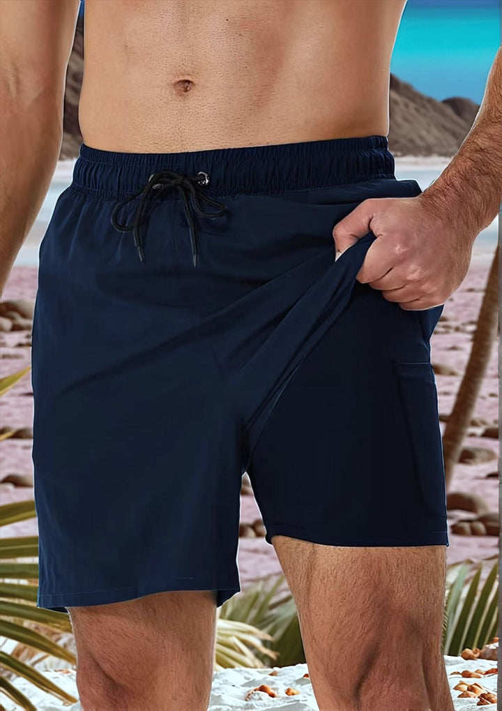 Lars | Heren Casual Trekkoord Stretch Zwembroek