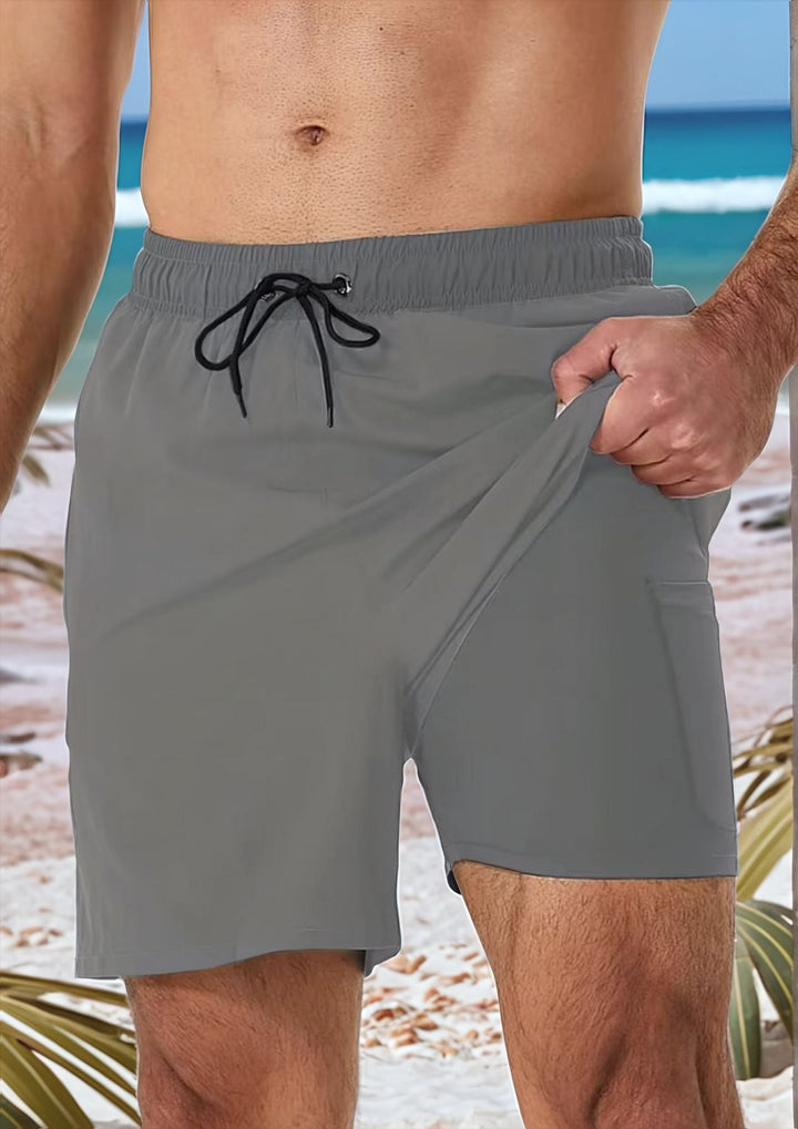 Lars | Heren Casual Trekkoord Stretch Zwembroek