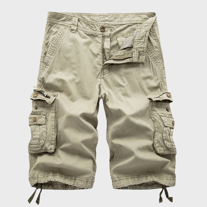 Lars | Heren Multi-Pocket Regular-Fit Cargo Korte Broek