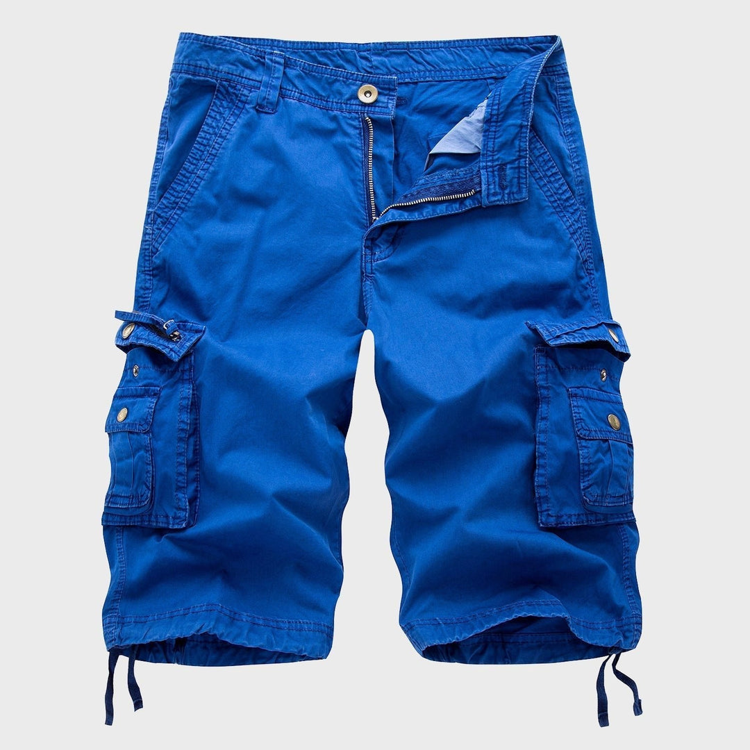 Lars | Heren Multi-Pocket Regular-Fit Cargo Korte Broek