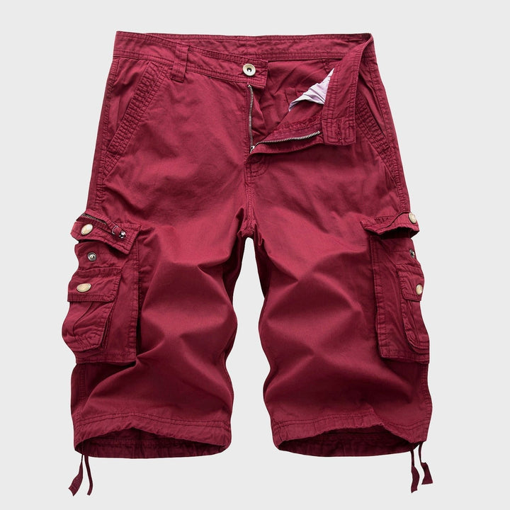 Lars | Heren Multi-Pocket Regular-Fit Cargo Korte Broek