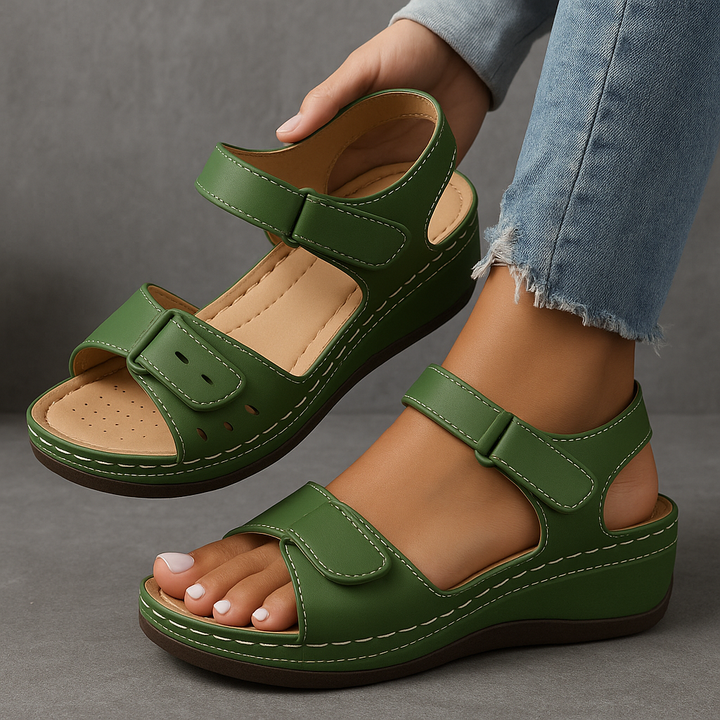 Lina | Dames Orthopedische Elegante Sleehak Sandalen