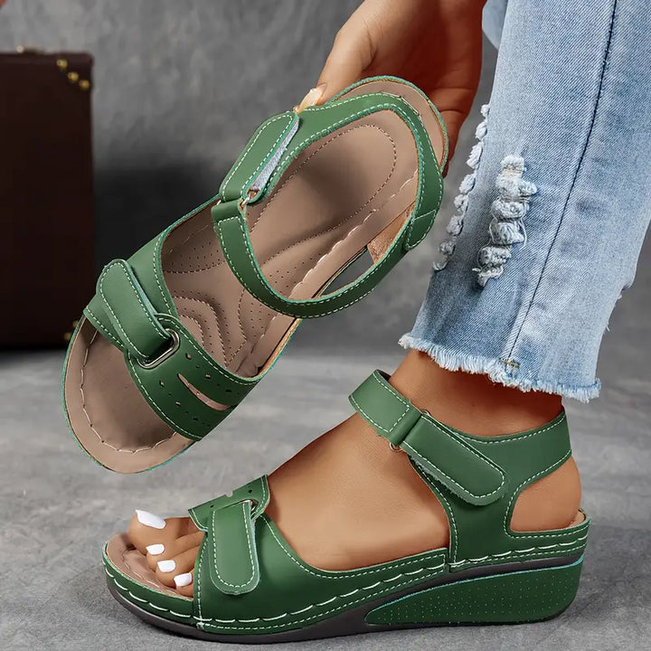 Lina | Dames Orthopedische Elegante Sleehak Sandalen