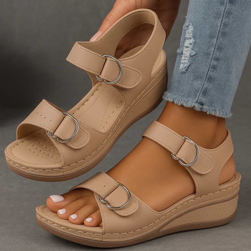 Lina | Dames Orthopedische Elegante Sleehak Sandalen