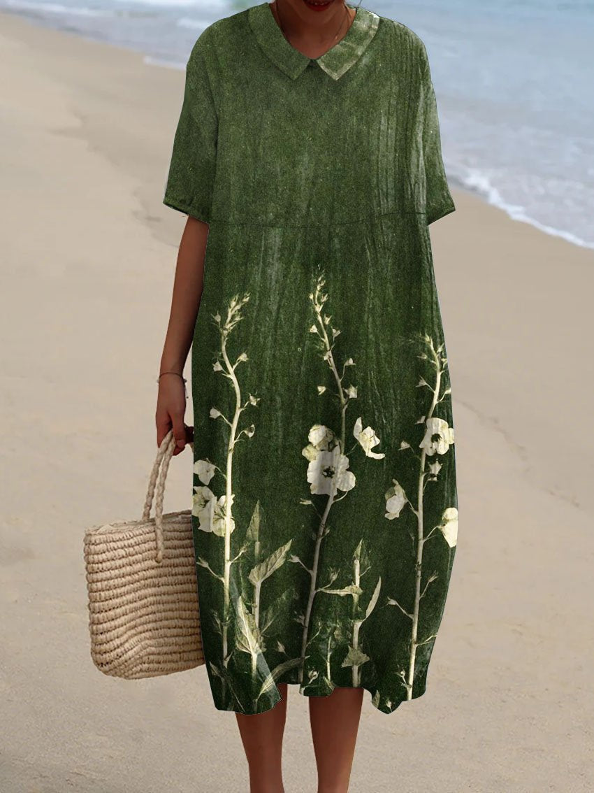 Liora | Dames Bloemen Mouwloze Zomerjurk