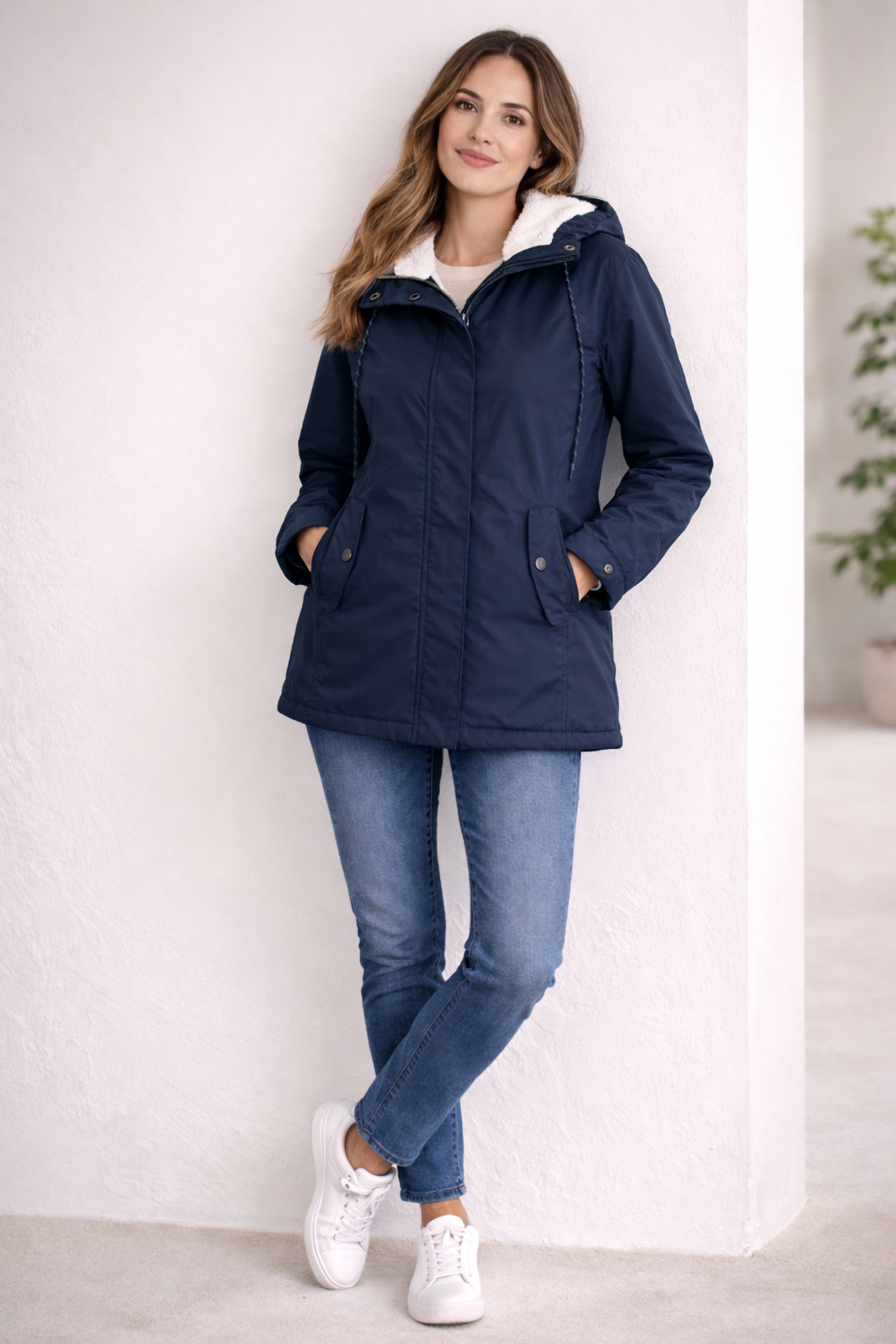 Noor | Dames Waterdichte Getailleerde Capuchon Winterjas