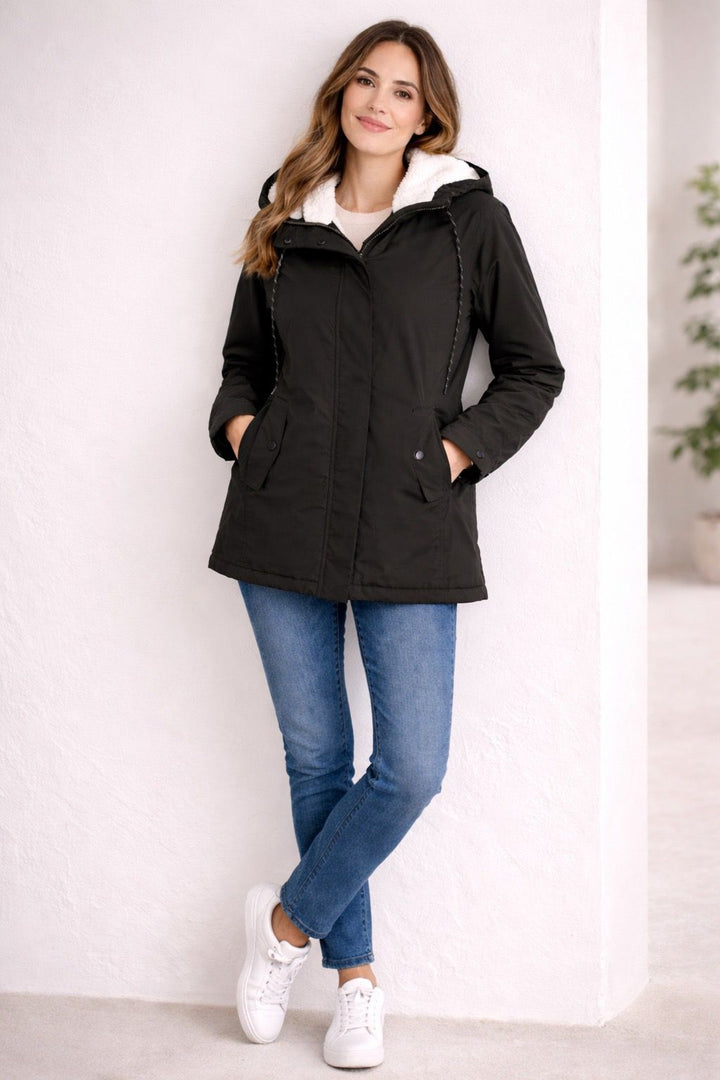 Noor | Dames Waterdichte Getailleerde Capuchon Winterjas