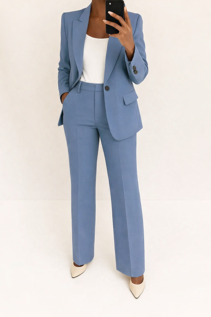 Nora | Dames Pak Co-ord Set Blazer Broek Getailleerd