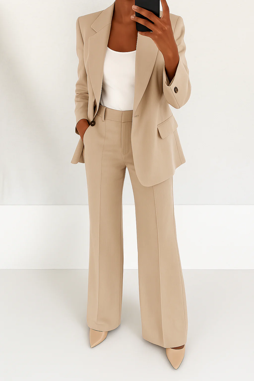 Nora | Dames Pak Co-ord Set Blazer Broek Getailleerd