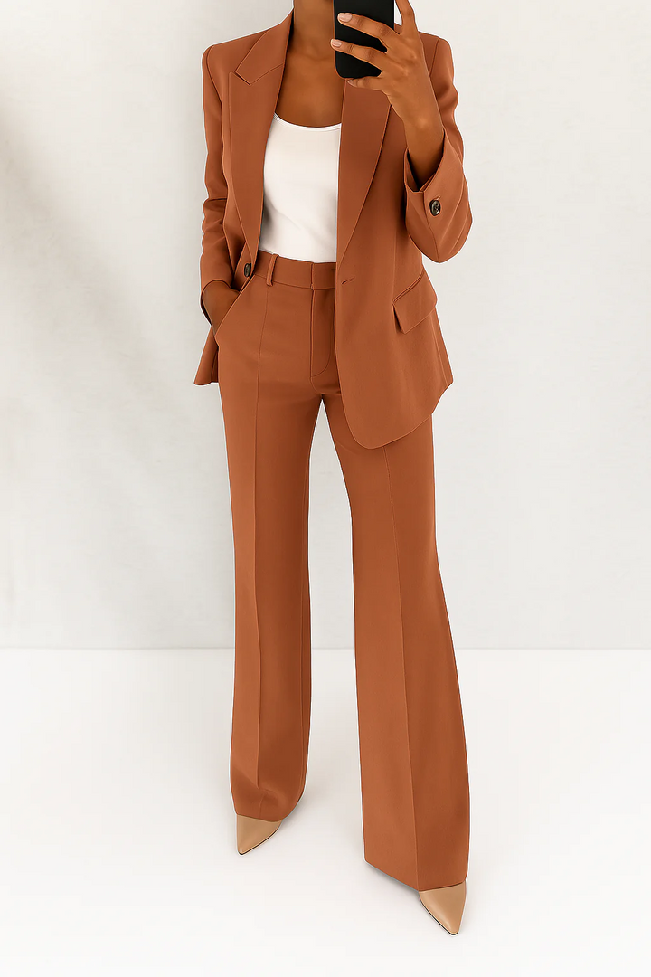 Nora | Dames Pak Co-ord Set Blazer Broek Getailleerd