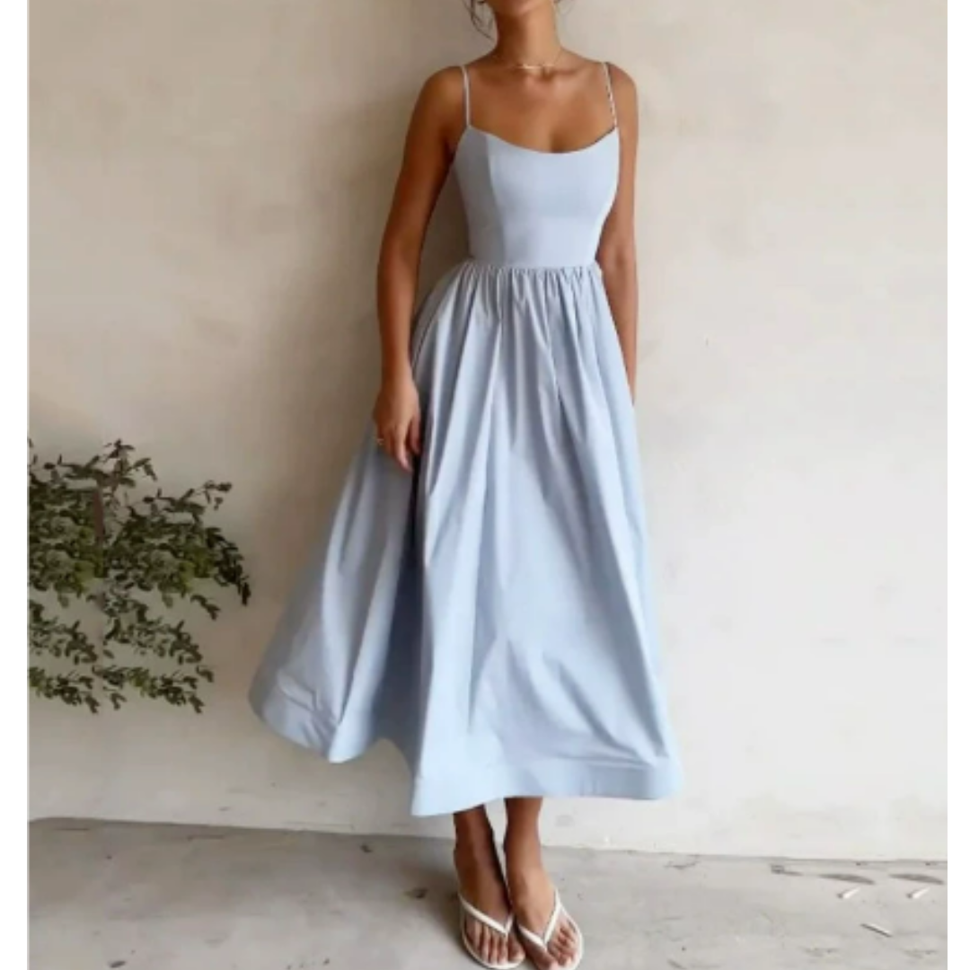 Sophie | Luchtige Dames Midi A-lijn Zomerjurk