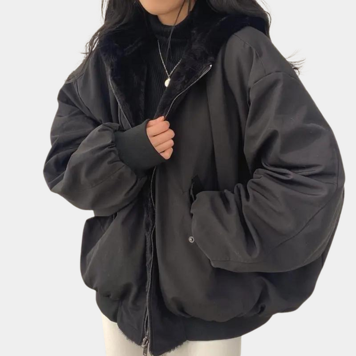 Tessa | Dames Oversized Gevoerde Capuchon Winterjas