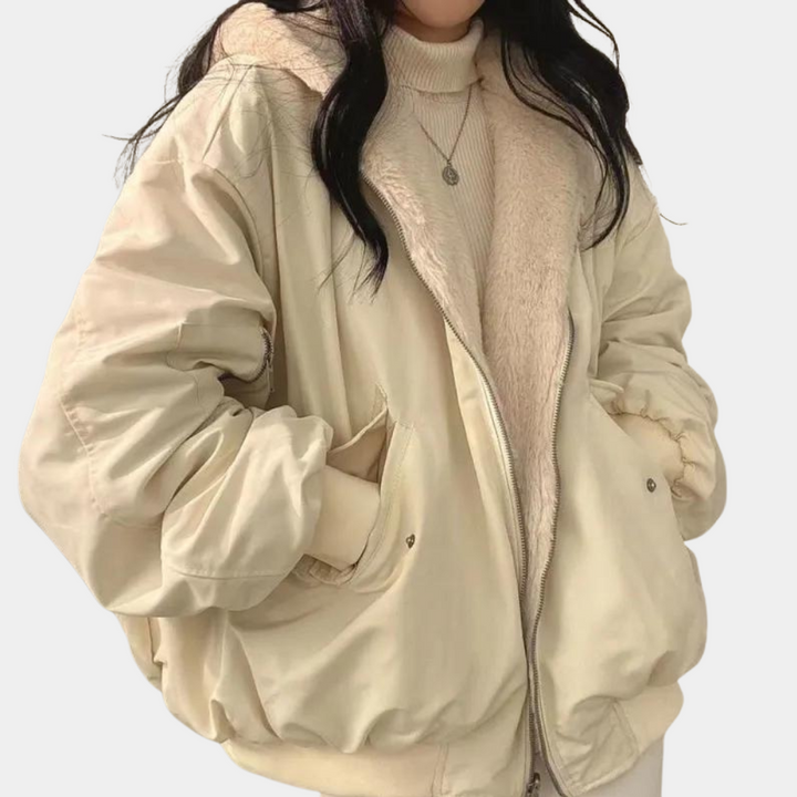 Tessa | Dames Oversized Gevoerde Capuchon Winterjas