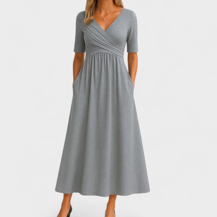 Thalassa | Elegante Dames Maxi A-lijn Zomerjurk