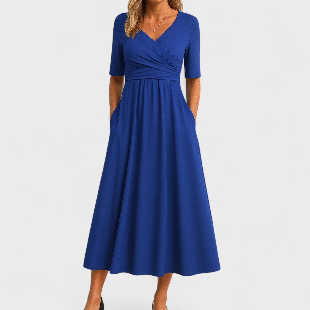 Thalassa | Elegante Dames Maxi A-lijn Zomerjurk