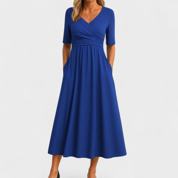 Thalassa | Elegante Dames Maxi A-lijn Zomerjurk