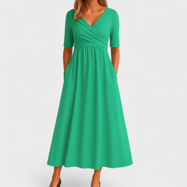 Thalassa | Elegante Dames Maxi A-lijn Zomerjurk