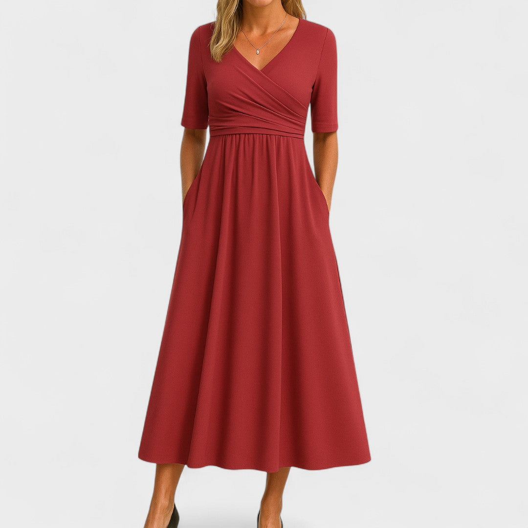 Thalassa | Elegante Dames Maxi A-lijn Zomerjurk