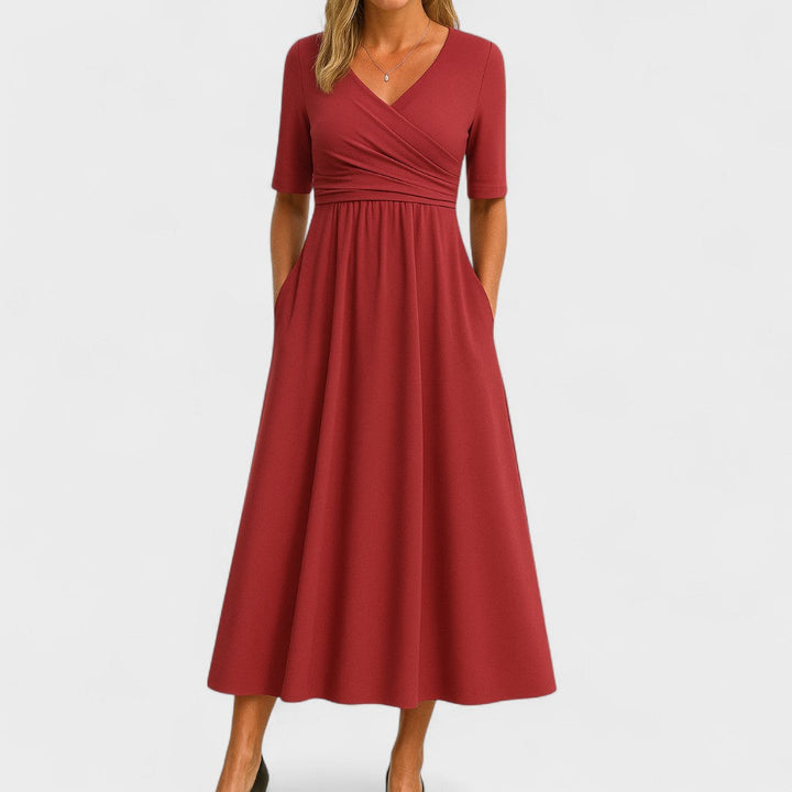 Thalassa | Elegante Dames Maxi A-lijn Zomerjurk