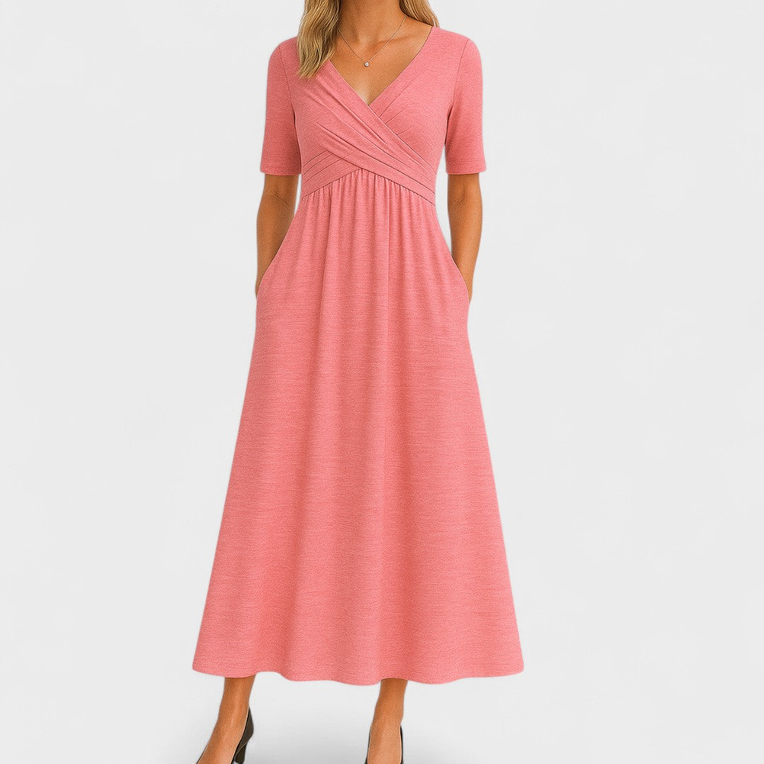 Thalassa | Elegante Dames Maxi A-lijn Zomerjurk