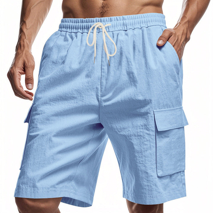 Thijs | Heren Cargo Elastische Taille Korte Broek