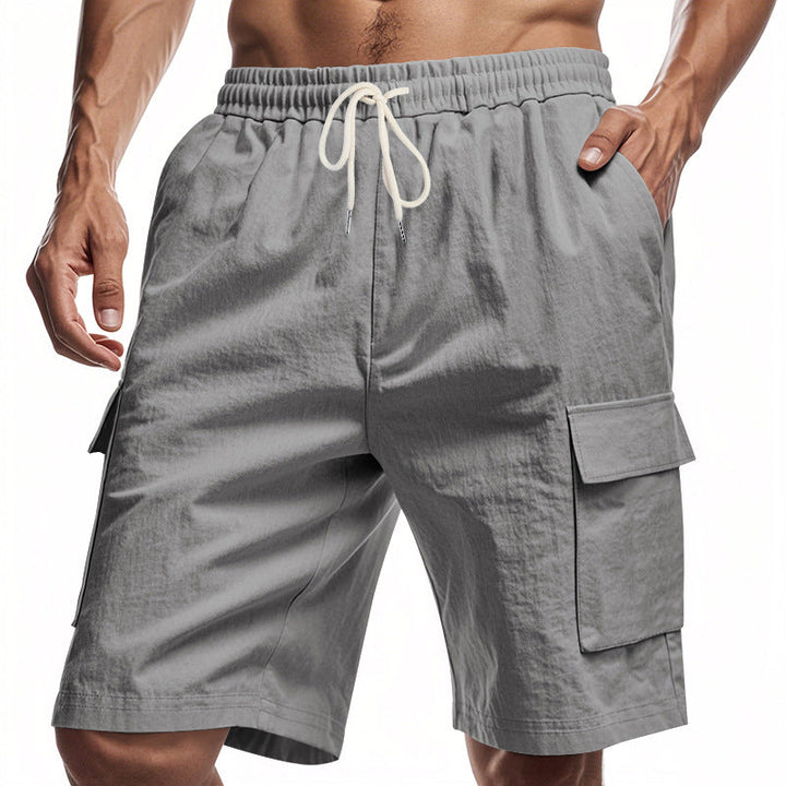 Thijs | Heren Cargo Elastische Taille Korte Broek