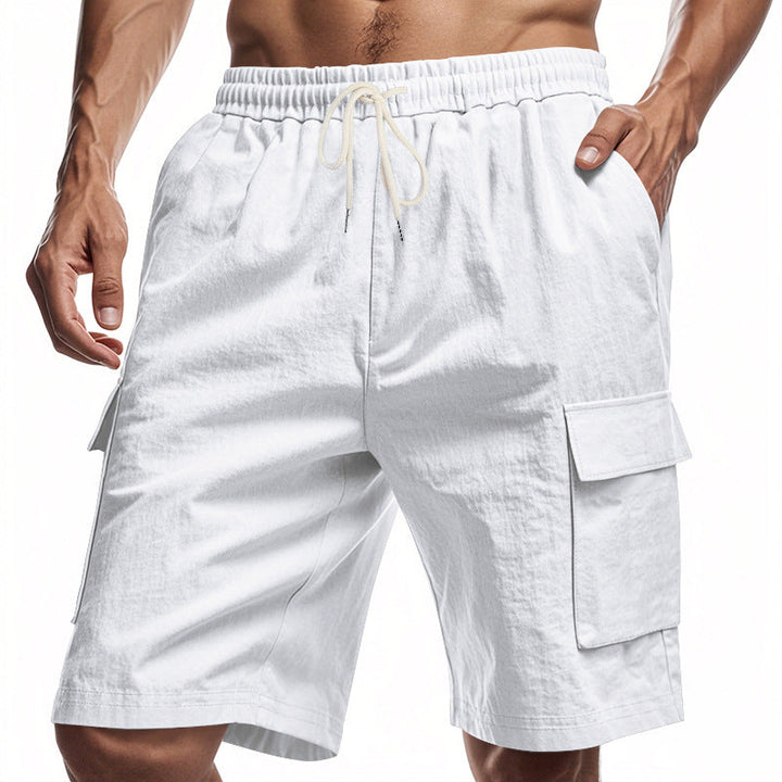 Thijs | Heren Cargo Elastische Taille Korte Broek