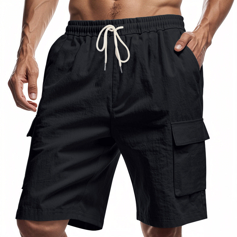 Thijs | Heren Cargo Elastische Taille Korte Broek