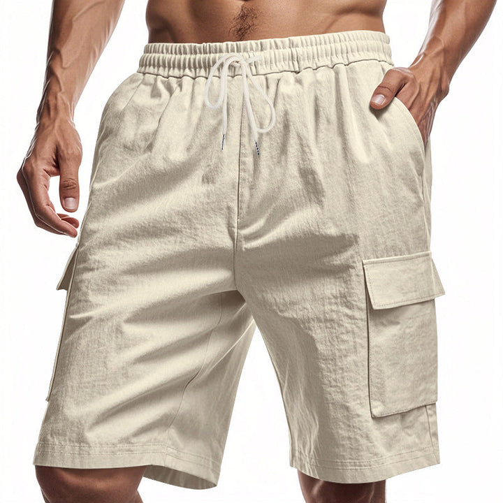 Thijs | Heren Cargo Elastische Taille Korte Broek