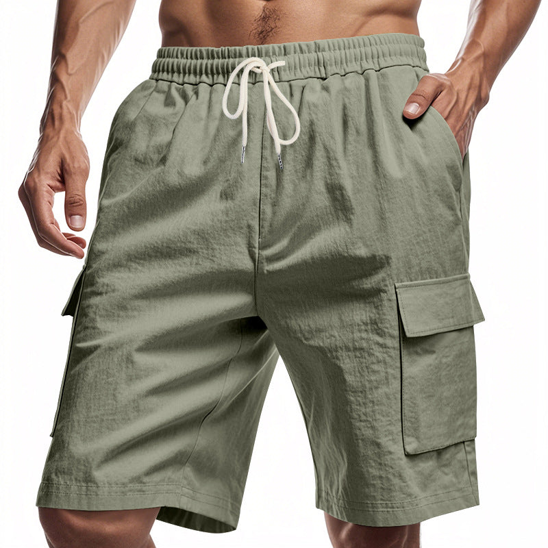 Thijs | Heren Cargo Elastische Taille Korte Broek